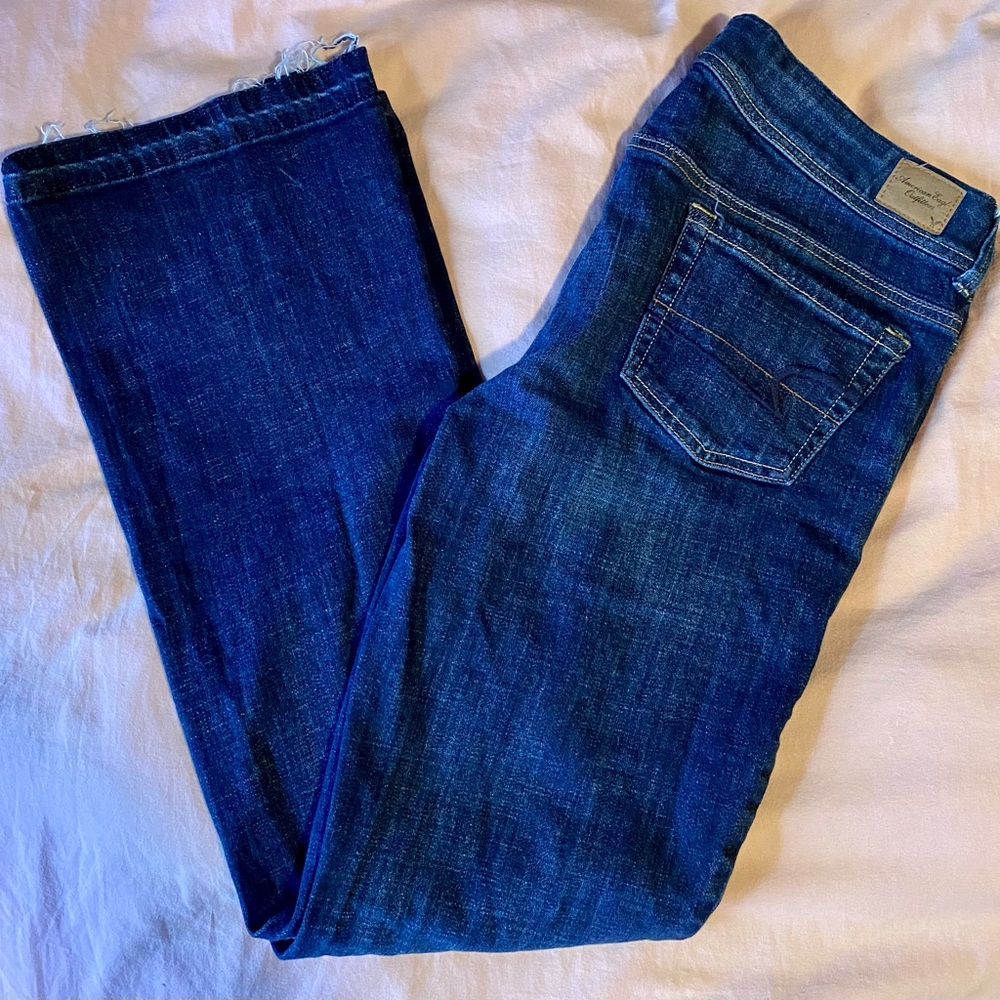 AE Original Boot Stretch bootcut jeans sz 14 American Eagle